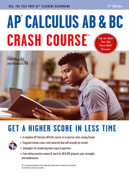 Title details for AP® Calculus AB & BC Crash Course Book + Online by J.  Rosebush - Available